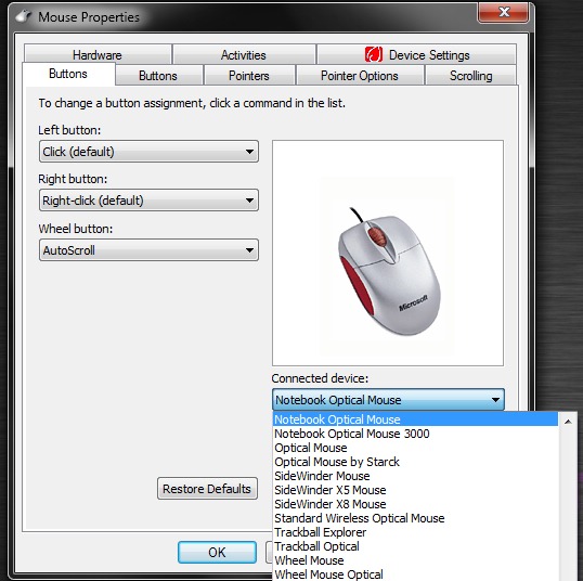 Microsoft mouse pairing software